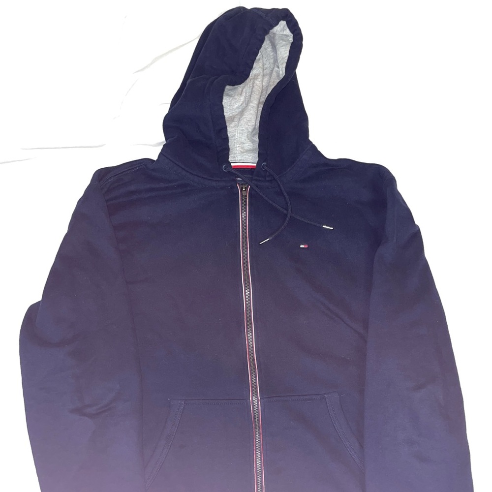 Tommy Hilfiger XL Zipper Hoodie Navy